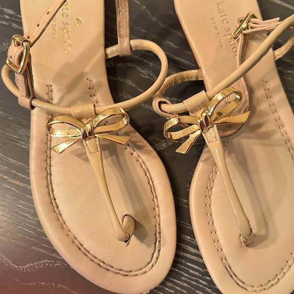 Kate Spade Tracie Bow Thong Sandals size 5.5 - Picture 4 of 6